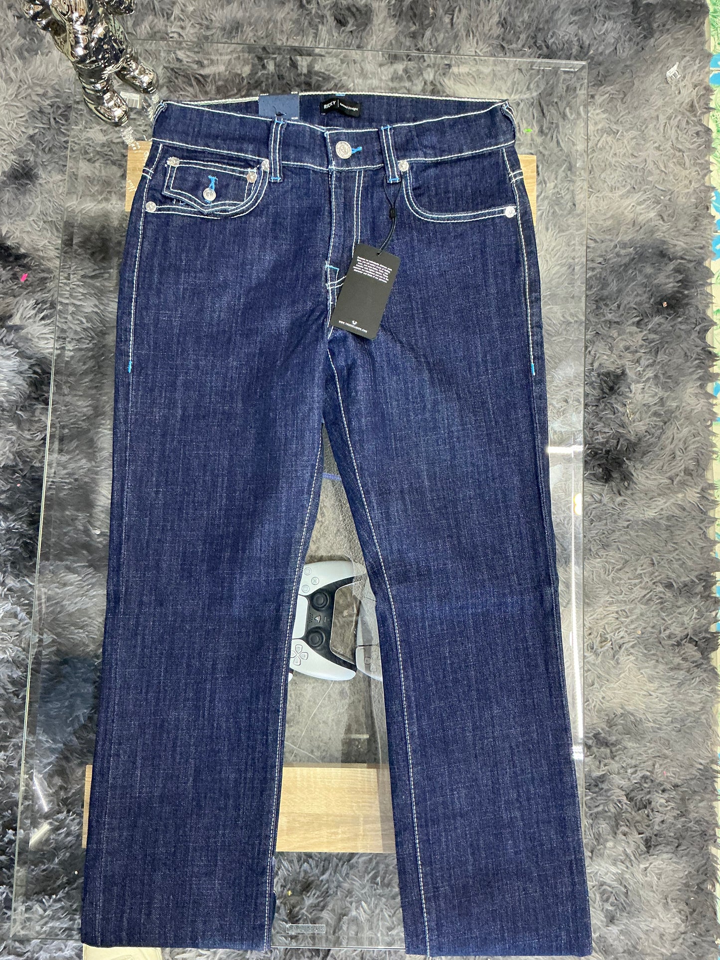 TRUE RELIGIÓN Pantalon azul marino