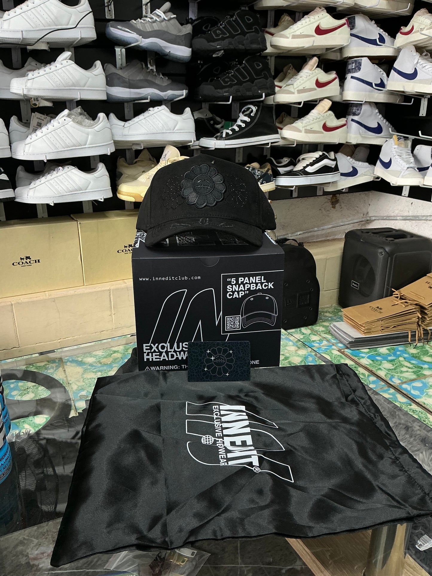 INEDIT CRYSTALS BLACK FULL SET