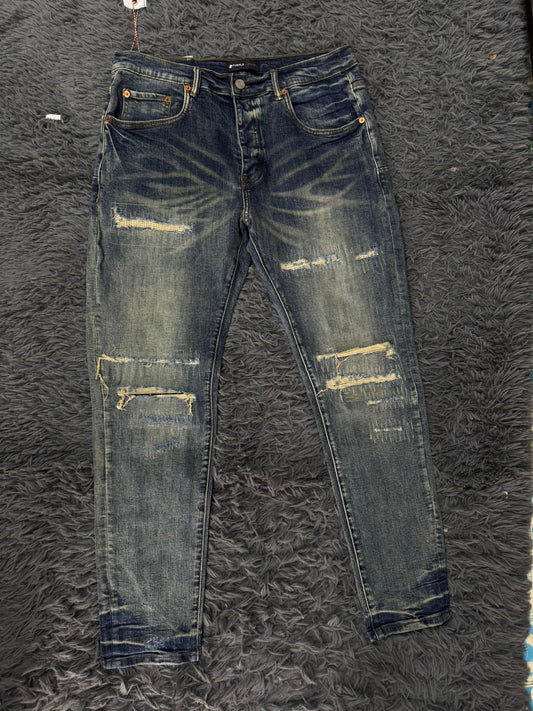 Pantalon Purple rasgado
